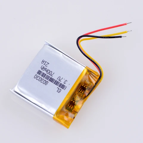 Литий-ионный аккумулятор 3 линии 753030 3,7 в 700 мАч 803030 для MP3 MP4 DVD JBL E55BT LIVE 500BT E45 DVR видеорегистратор Замена 633331