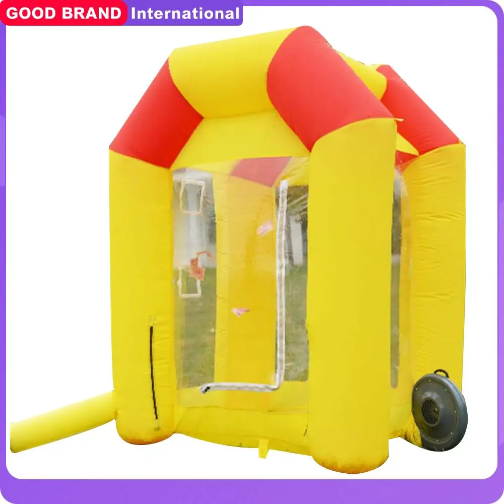 

7.2ft/2.2M Inflatable Cash Cube Money Grab Machine Cash Booth Money Booth for Event Advertising (No Blower Included)