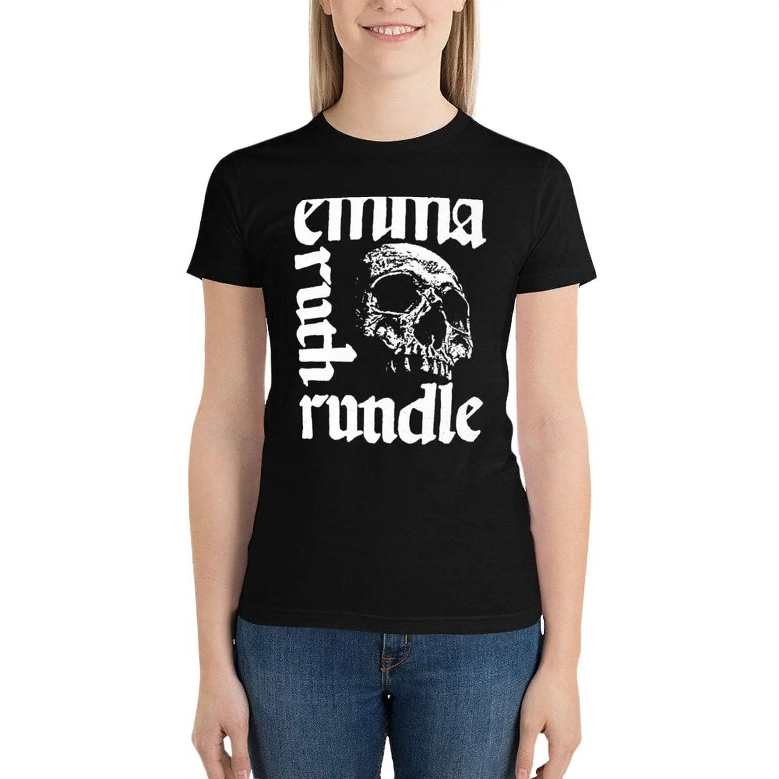 Женская футболка с принтом Эмма Рут милый летний топ