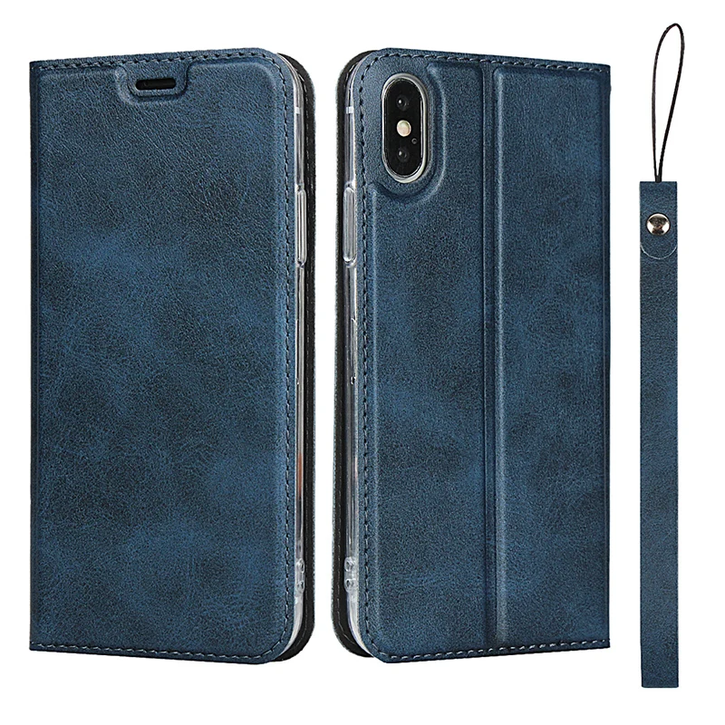 

Flip Leather Phone Case Cover For iPhone 11 12 13 Pro Max 12 Mini X XS Max XR 7 8 6S Plus Card Slots Wallet Stand Lanyard Cases