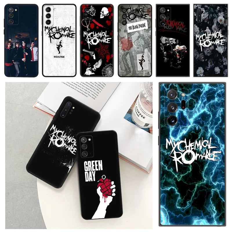 

Silicone Phone Case for Samsung M54 A24 S8 M30 M11 M21 M31 M51 M32 M12 M04 M62 M22 M52 M23 M33 M53 M13 My Chemical Romance Cover