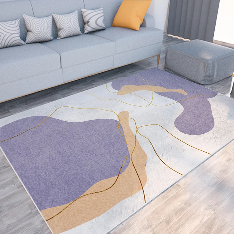 

Modern Art Living Room Sofa Coffee Table Carpet Abstract Geometric Bedroom Bedside Rug Room Decoration Office Commercial Rugs