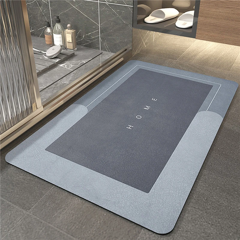

Quick Drying Bathroom Rug Nonslip Doormat Shower Room Floormats Toilet Carpet Home DecorMagic Super Absorbent Bath Mat