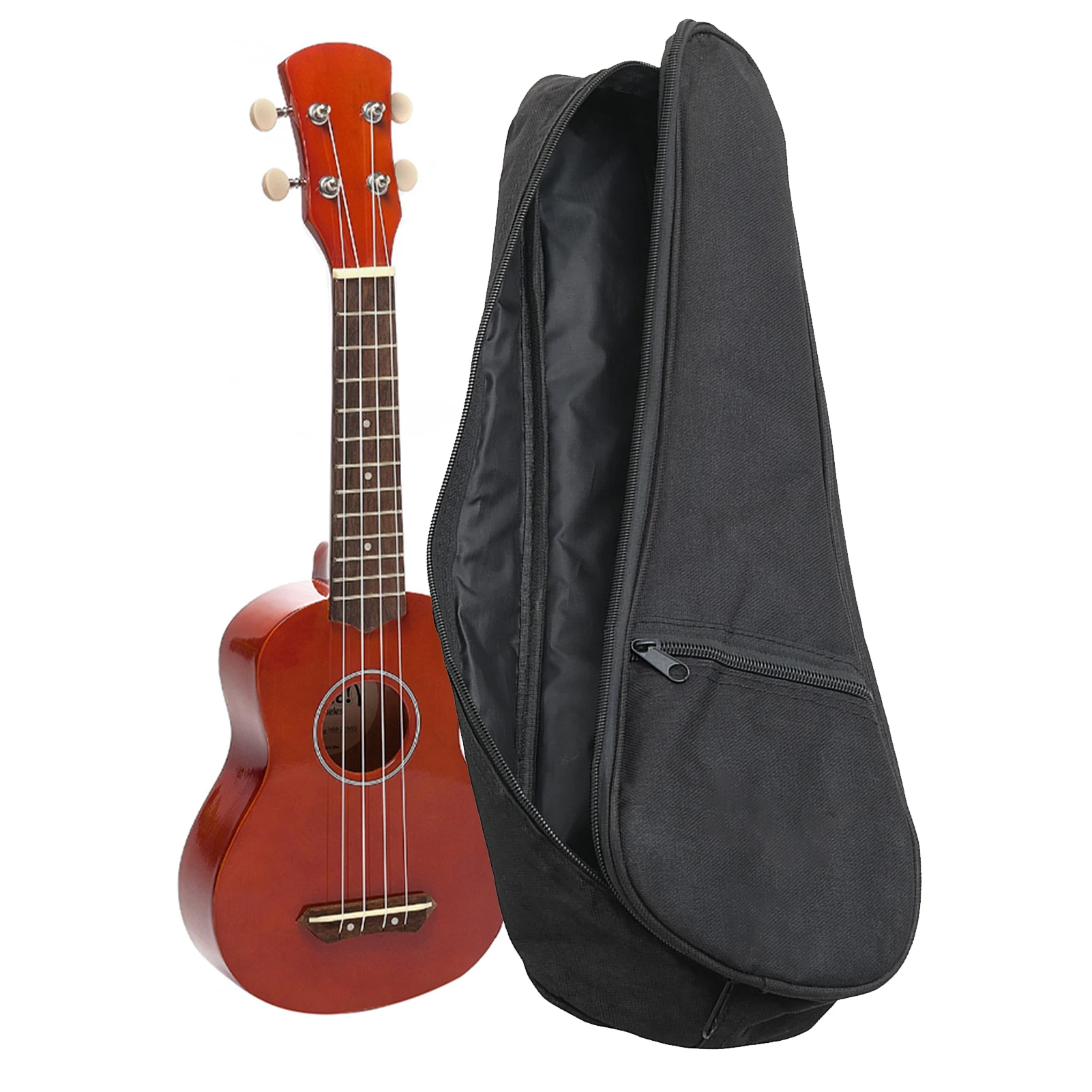 

Bag For Ukulele Thicken Electric Mni Guitar Case Built-in Sponge Liner 18in Gig Case Shockproof Scratch-Resistant Wear Resistant