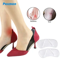pexmen 2pcspair heel cushion inserts heel grips for women nonslip self adhesive silicone shoe insoles pads foot care tool