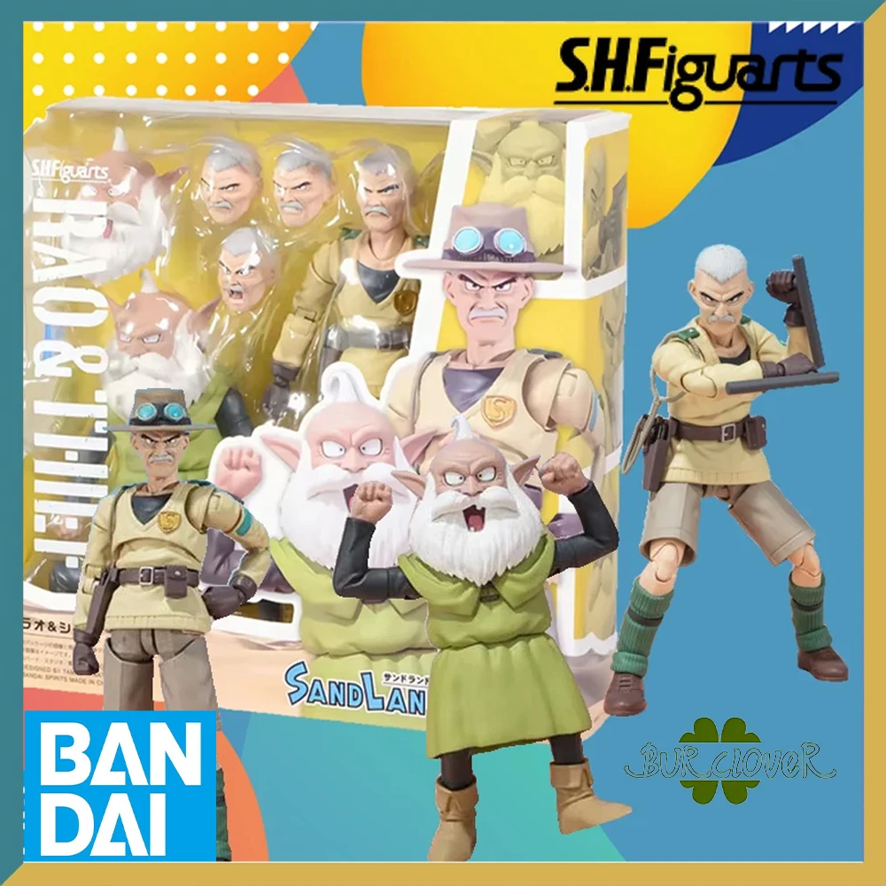 Фото Оригинальный комплект Bandai Origin Gundam S.H.F IGUARTS SAND LAND BEELZEBUB RAO и THIEFa Игрушки Подарочная Коллекционная модель №4