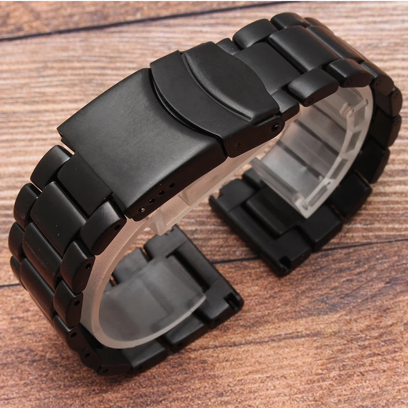 Фото Браслет из твердой нержавеющей стали 23 мм, 24 мм для luminox 3501 8831 3749 3741 3051 3160 3080 6402 для мужских часов militarysilver №4