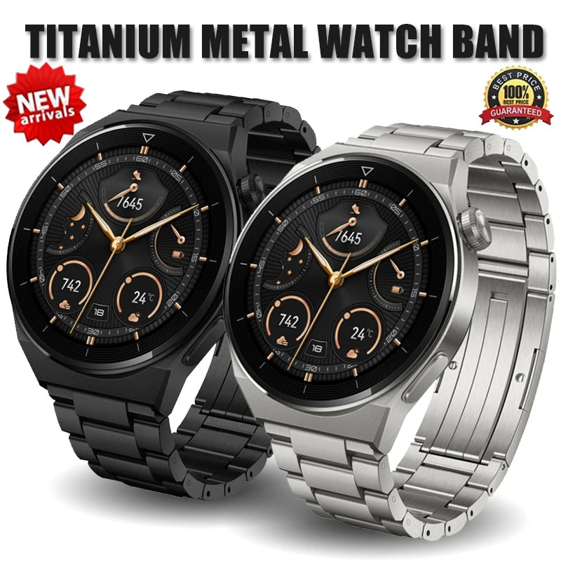 

Браслет из титанового сплава для Amazfit GTR 4 2/3 Pro 2e/GTS 4 mini Bip lite/S U/Stratos 3, 20/22 мм