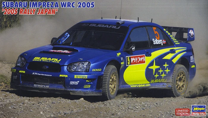

Модель автомобиля HASEGAWA 1:24 Subaru Impreza WRC 2005, японская станция 20353, ограниченная серия, статическая сборка, набор моделей, игрушки