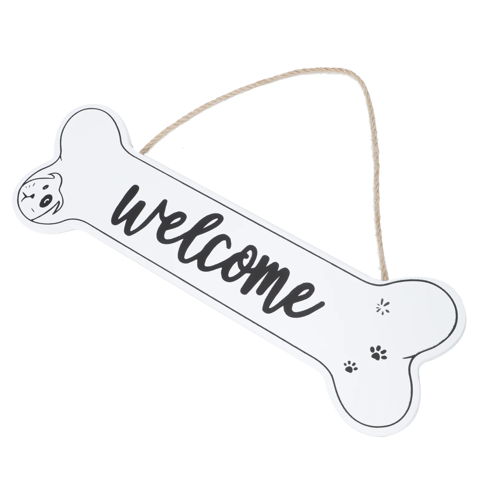 

1pc Pet Shop Hanging Sign Board Ornament Door Dog Welcome Hanging Sign