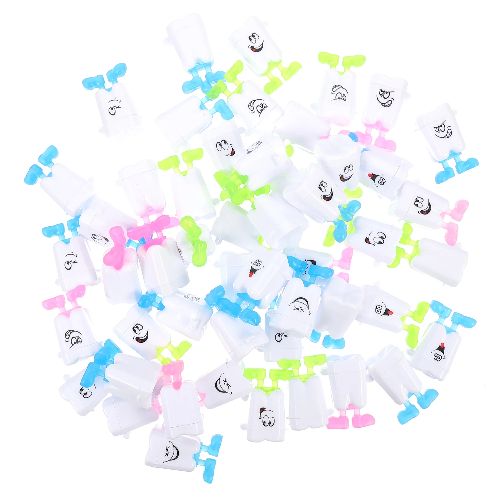 

50 Pcs Tooth Box Lovely Storage Organizer Case Kids Baby Keepsake First Tray