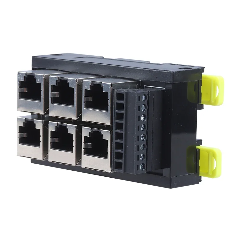 Фото Кабель-переходник RJ45 для сетевого порта на 8-контактный 2/3/4/5/6-портовый концентратор-коммутатор, преобразователь последовательных сигналов RS232 RS485 RS422 №4