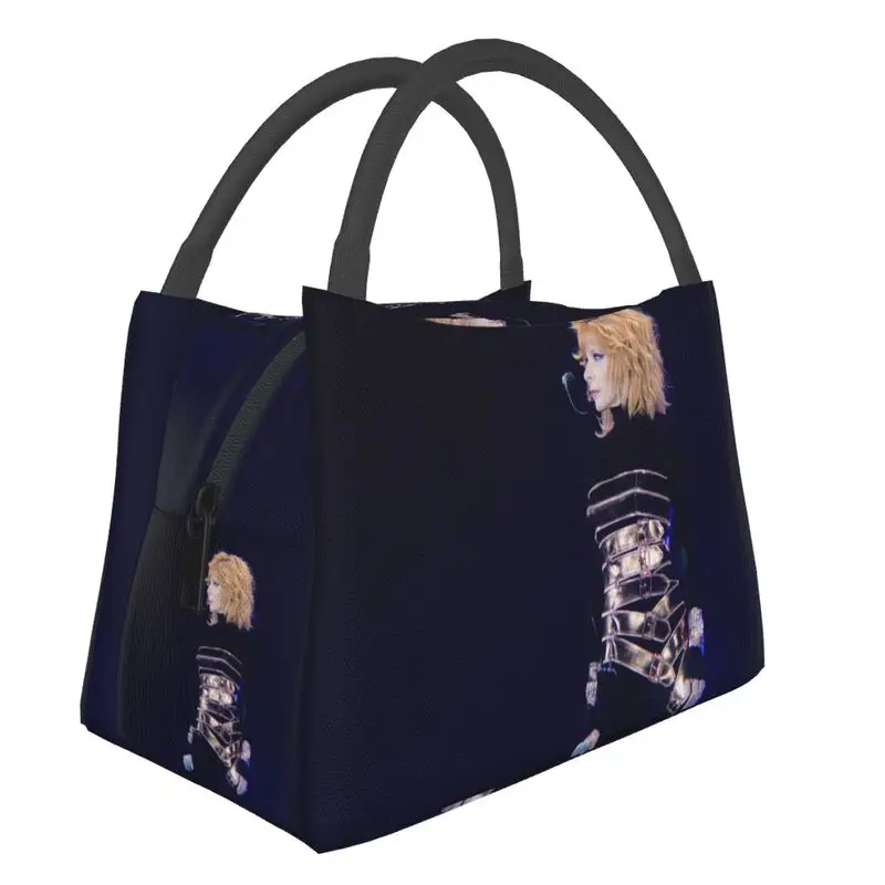 

Mylene Farmer Insulated Lunch Bag for Women Leakproof Famous French Singer Thermal Cooler Lunch Box Office Picnic Travel