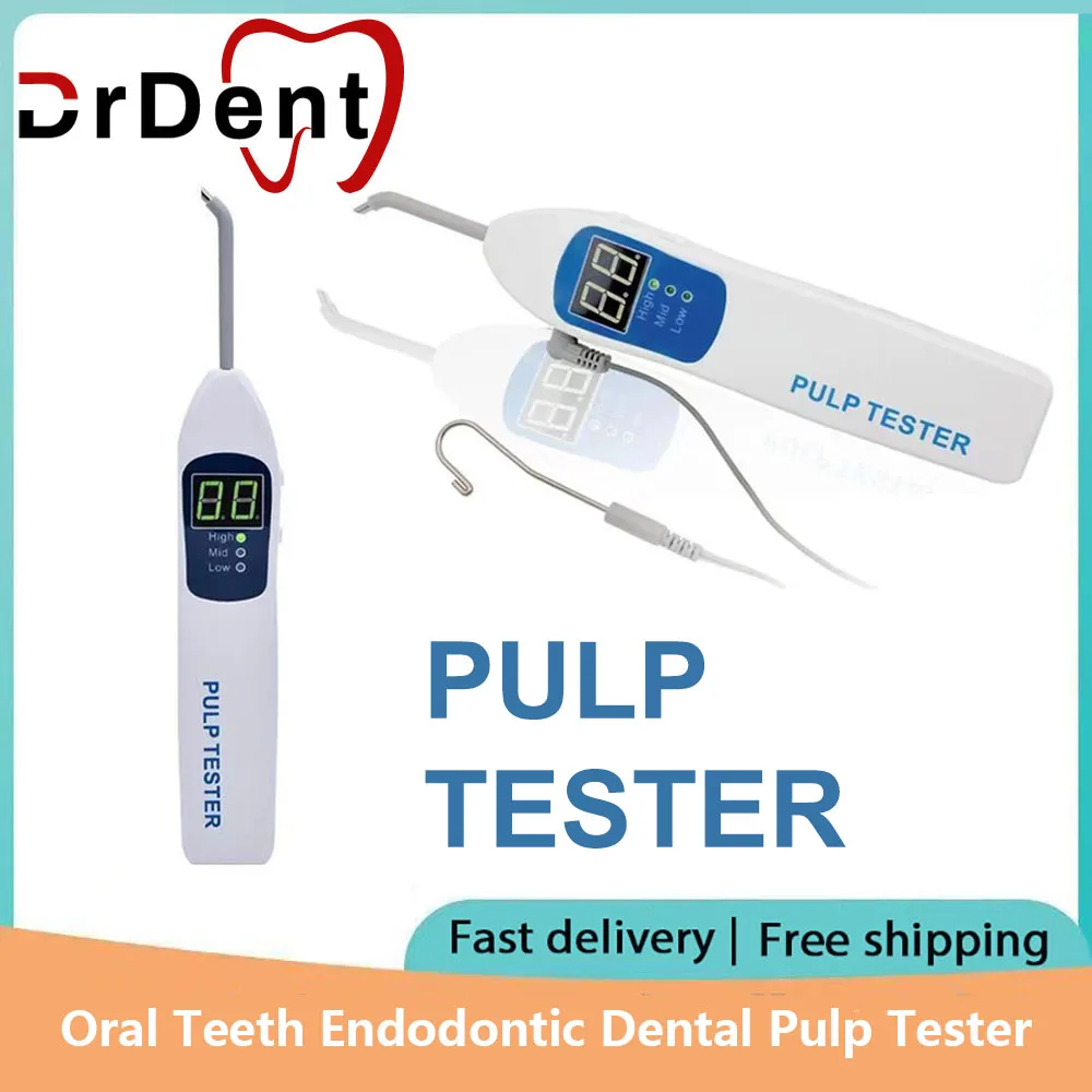 

1 Set Dental Lab Pulp Tester Oral Teeth Nerve Vitality Root Canal Endodontic Apex Locator Electric Pulp Tester