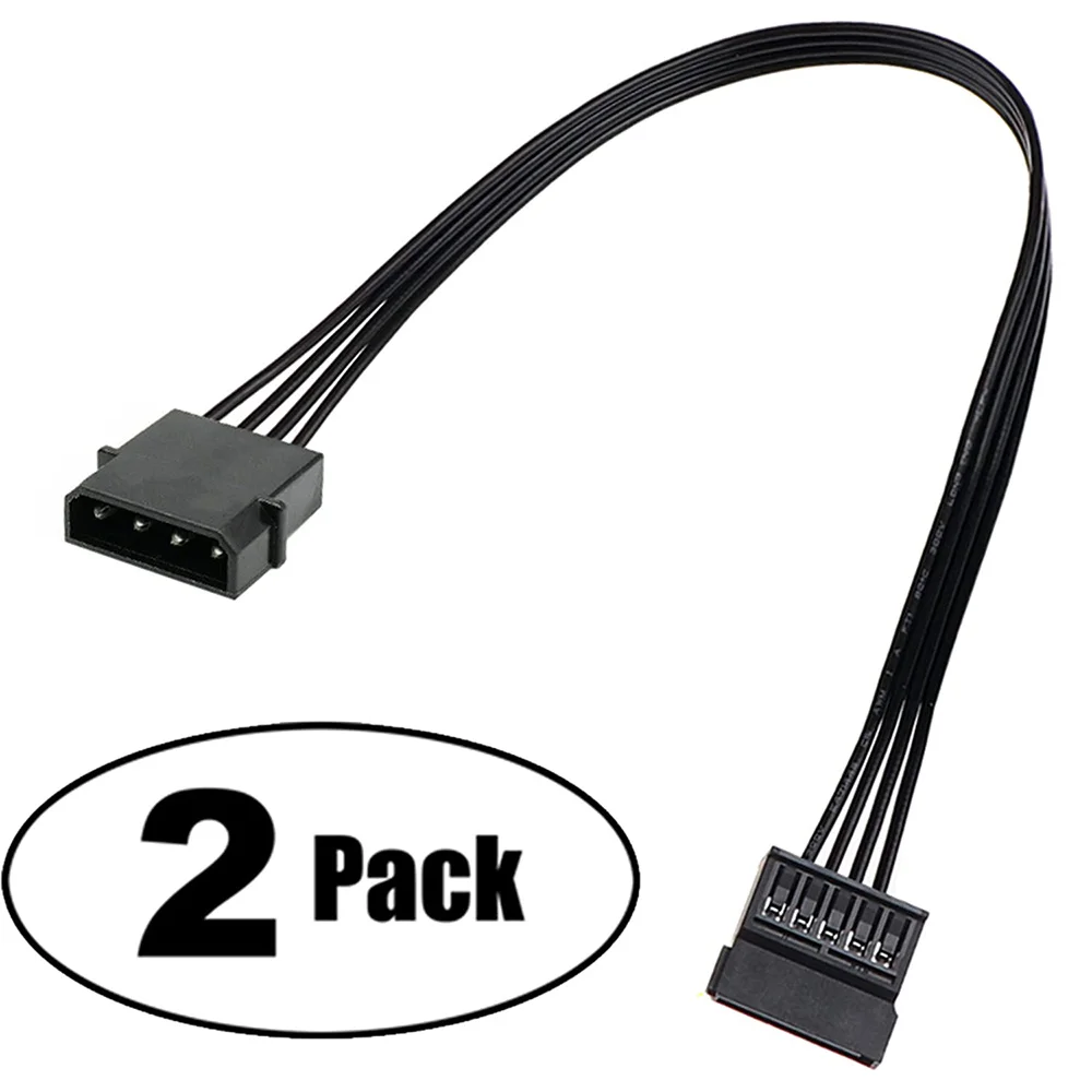 Адаптер питания Molex IDE 4-контактный штекер на 15-контактный разъем SATA
