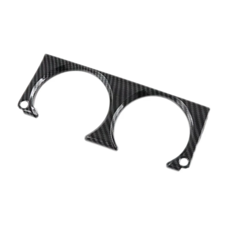 

Auto Carbon Fiber Front Center Console Water Cup Holder Decoration Cover Trim Stickers For Toyota Sienna 2021 2022