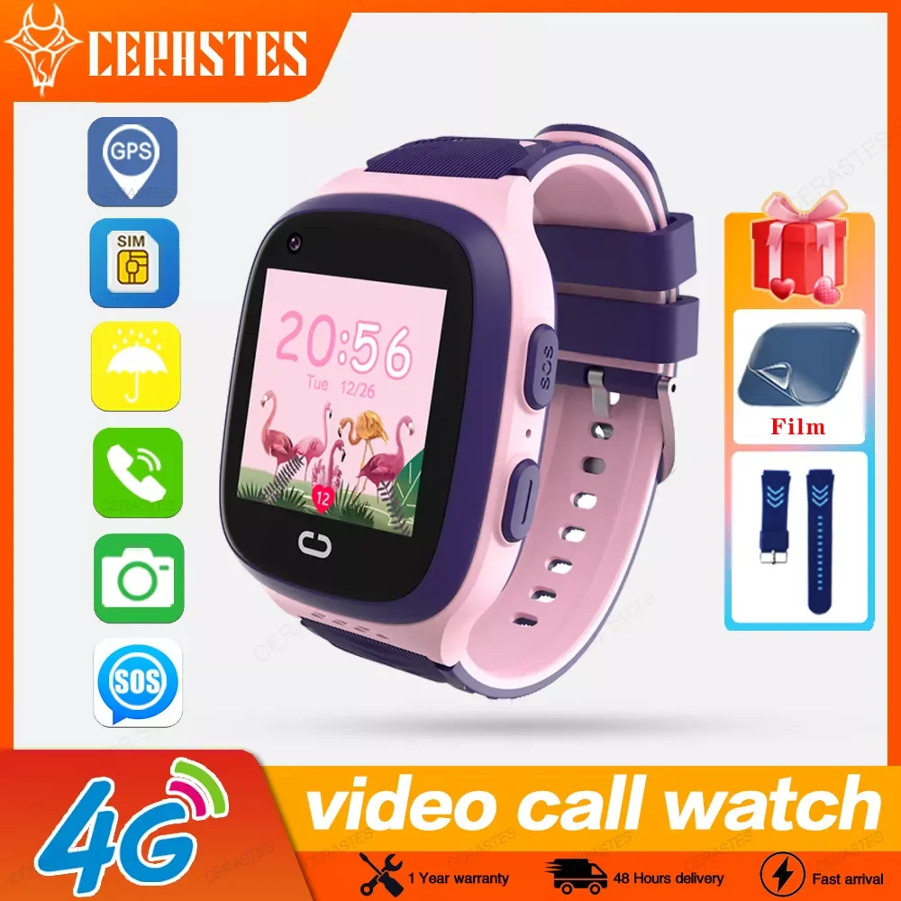 

Смарт-часы Детские Водонепроницаемые, gps, 4G, LT31
