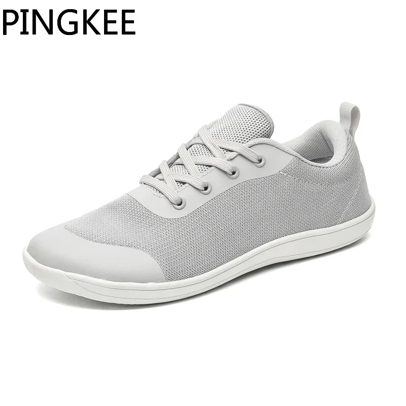 VENOCON PINGKEE минималистичные мужские ботинки с широким носком босиком зимние туфли