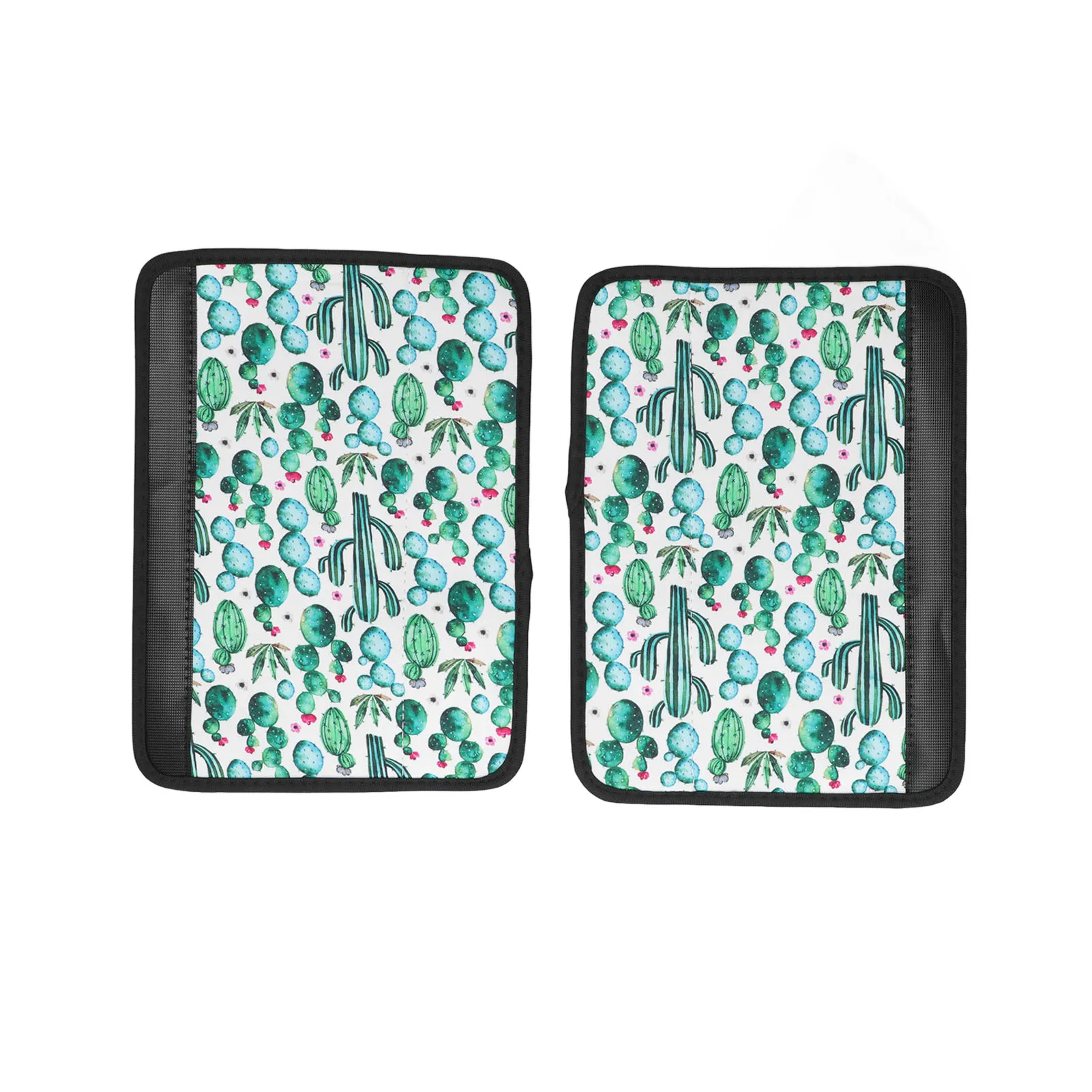 

2pcs Car Seat Belt Shoulder Pads Soft Cushions Cactus Pattern Comfortable Universal