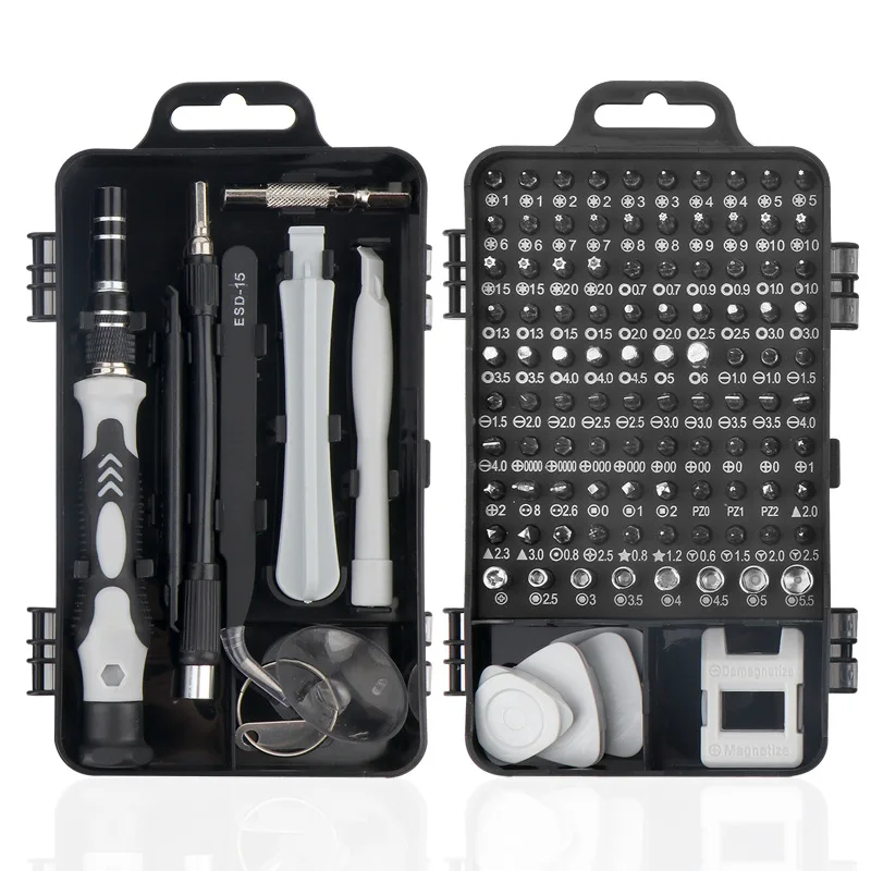 

115 in 1 screwdriver set Watch mobile phone disassembly precision repair tool CRV combination tool set