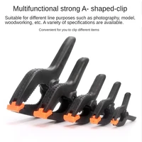 nylon type a clip adjustable plastic spring clamp 346 inch woodworking tool non slip handle background clamps strong grasp