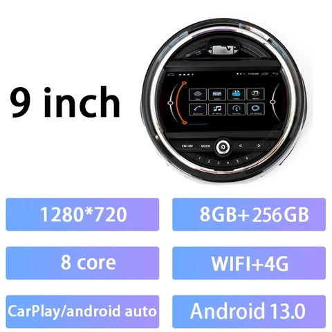 Автомобильный радиоприемник ShunSihao для mini Cooper F54 F55 F56 F57 F60 2014-2020 android универсальный мультимедийный GPS навигатор видеоплеер