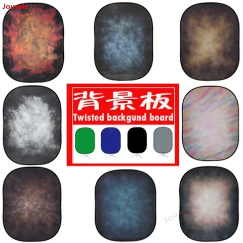 Двухсторонняя складная фоновая ткань для фотосъемки woluka 1,4x2 м зелёный муслин