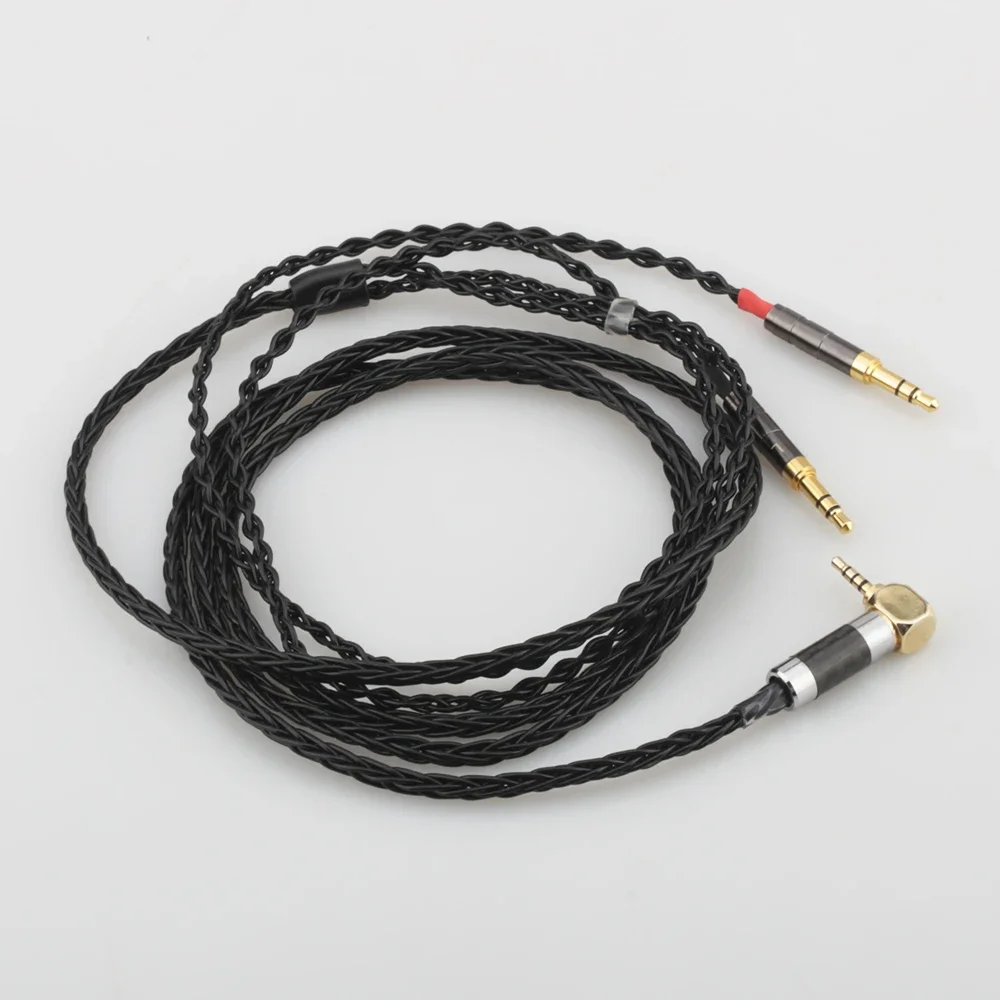 Audiocrast B819Ag HC028 8-жильный высококачественный кабель для наушников Denon AH-D600 D7100 Hifiman Sundara Ananda HE1000se HE6se - Audio Up (art.: 3920da2ec7da5) - 3920da2ec7da5