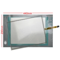 for siemens a5e02713377 panel 15t 677bc touch screen protective film touch panel glass with overlay protective film