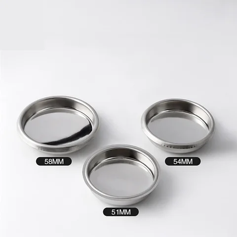 Слепая чаша для чистки кофе из нержавеющей стали 51/53/58 мм