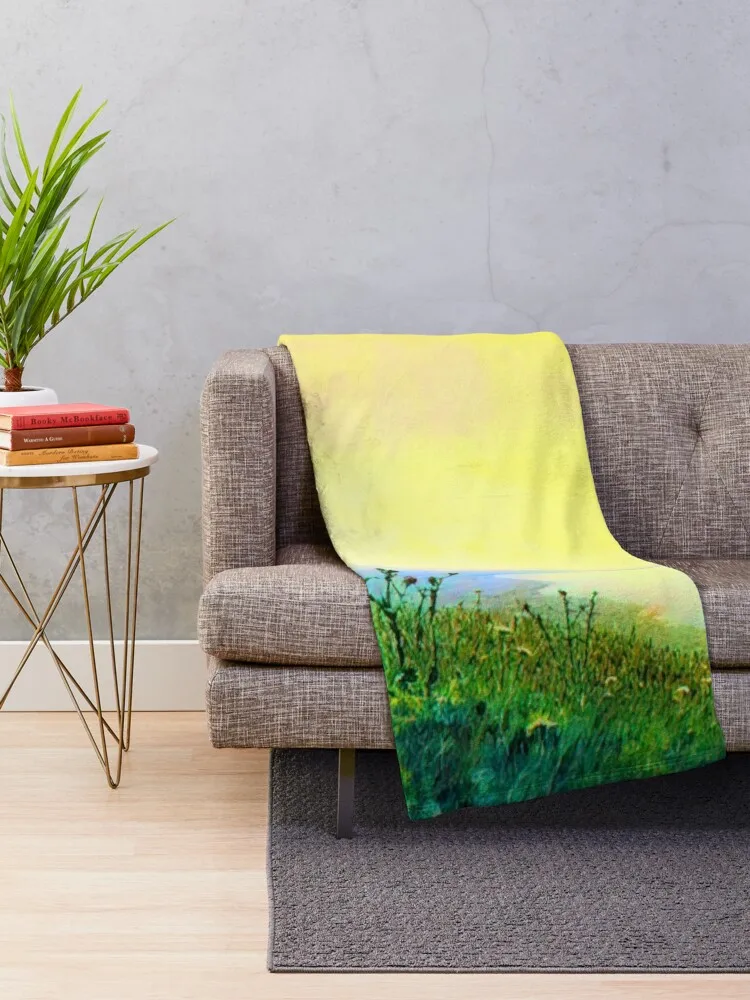 Dnieper in the morning от Arkhyp Kuindzhi Vibante Edition Плед Мягкое одеяло для дивана Полярные одеяла