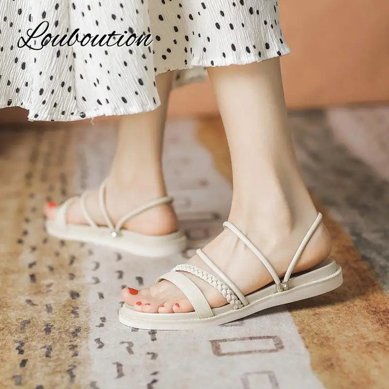 

Сандалии женские сетчатые однотонные, мягкая подошва, простой универсальный ремешок, плоская подошва, простые, лето 2022