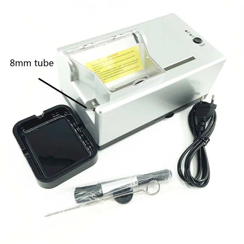 

Electric Rolling Machine 6.5/8mm Tube Automatic Weed Making Tobacco Roller Maker Fine Smoke Pipe Cigarette Tool Accessories