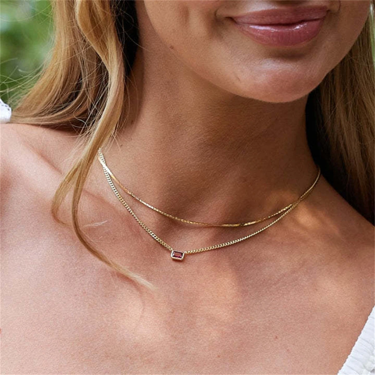 Ожерелье с подвеской в виде камня декабря новое ожерелье 12 созвездиями титановая