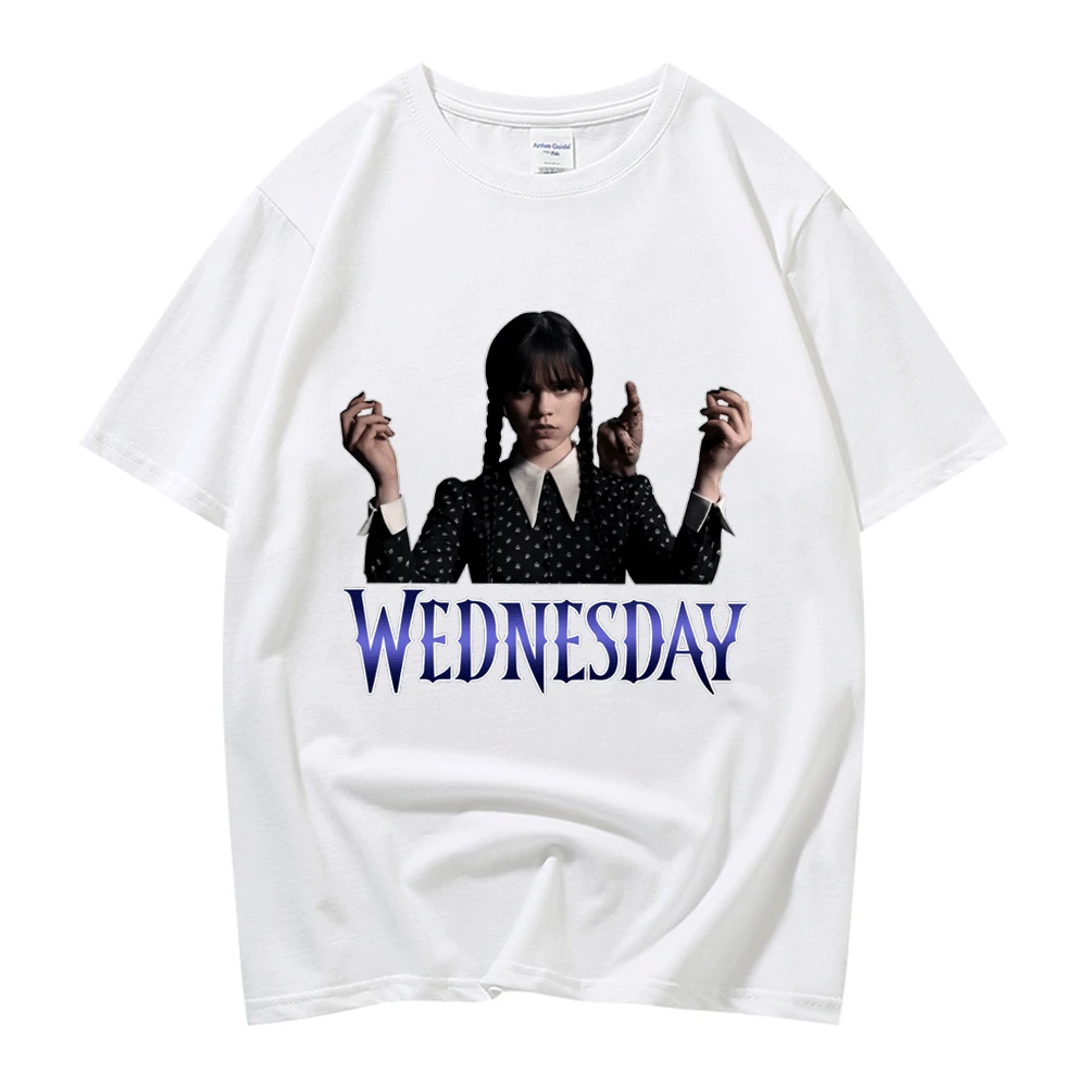 

I Hate Everything Wednesday Addams T-Shirt Summer O Neck Cotton Tops T Shirt Wednesday Tee Shirt Funny Casual Fashion Tshirts
