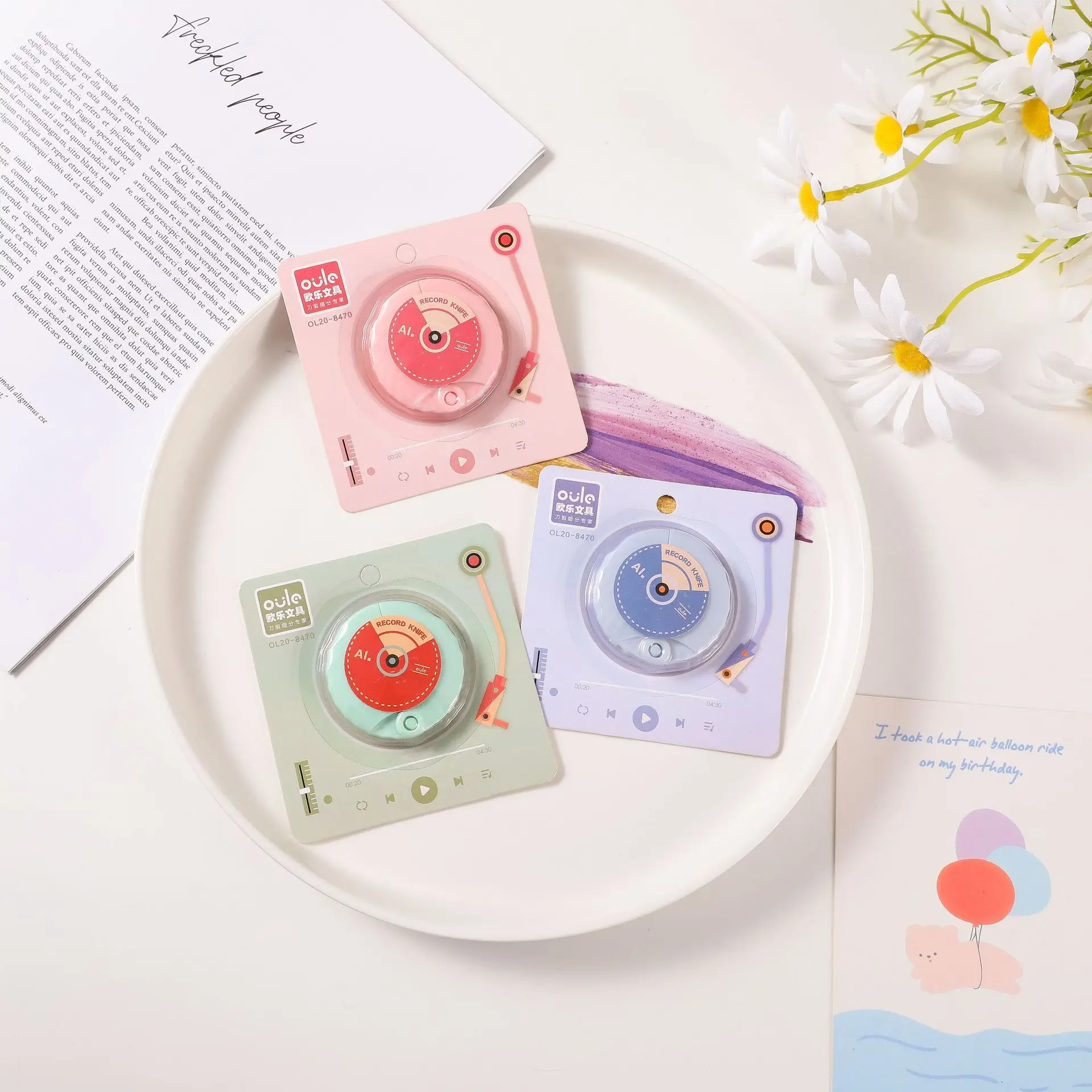 

24 шт./партия, ножи для бумаги и бритвы