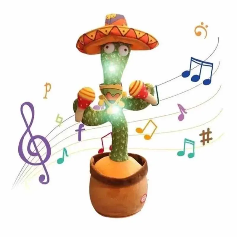 

Dancing Plush Toy Cactus Dancer with Voice Recognition and 60 Songs