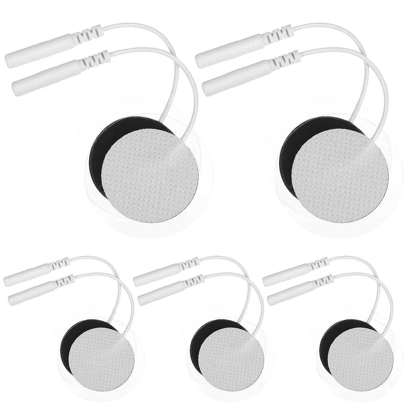 

Electrode Sheet Pad Portable Massage Self-adhesive Pads Accessories Round Convenient Silicone