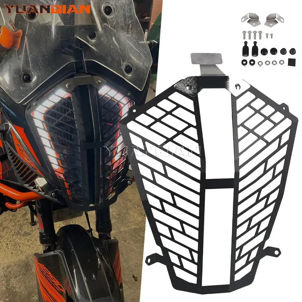 

Защитная накладка на переднюю фару мотоцикла, защитная накладка на переднюю фару для 1290 Super Adventure 1290 ADV S R 2020 2019 2018 2017