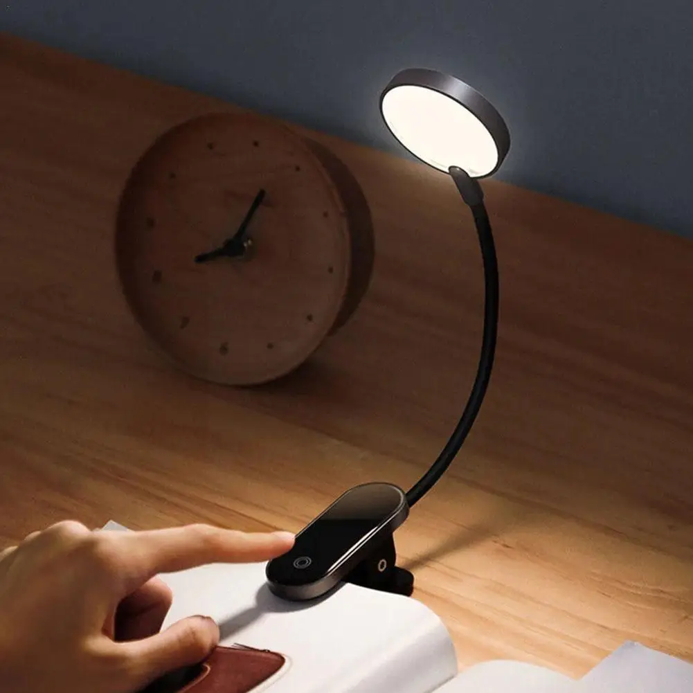 

Беспроводная Настольная лампа с плавной регулировкой яркости, аккумуляторная USB-лампа для чтения, светодиодная лампа, фонарь W1G2