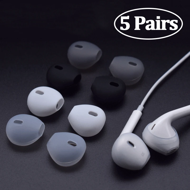 

5 пар силиконовых Противоскользящих наушников для Apple Airpods 1 2 3 Pro