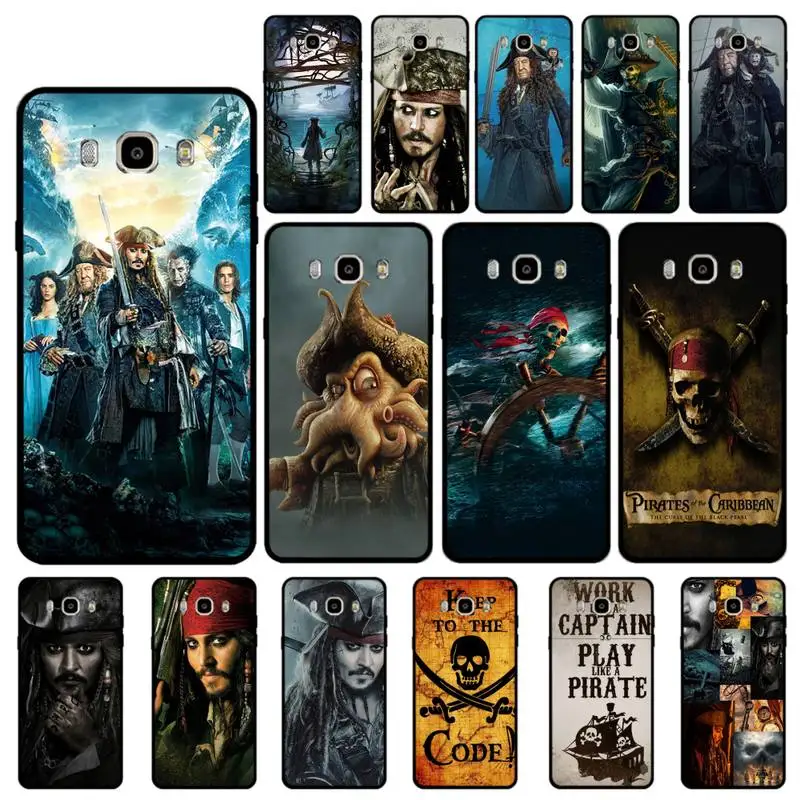 

Disney Pirates of the Caribbean Phone Case for Samsung J 4 5 6 7 8 prime plus 2018 2017 2016 J7 core