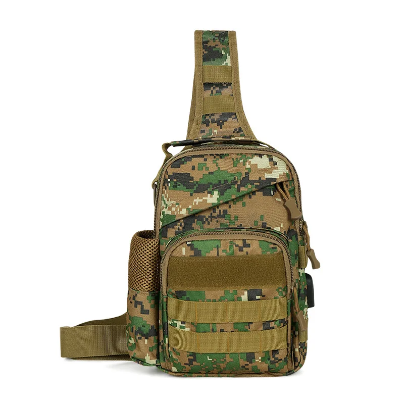 

Chest bag men's and women's one-shoulder oblique bag camouflage small backpack travel Luya slingshot riding multi-functional bag