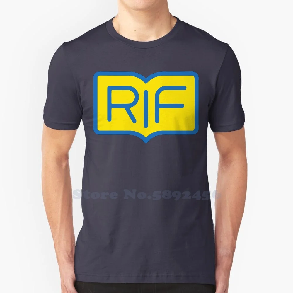 

Reading Is Fundamental Casual Streetwear Print Logo T-shirt Graphic 100% Cotton Tee