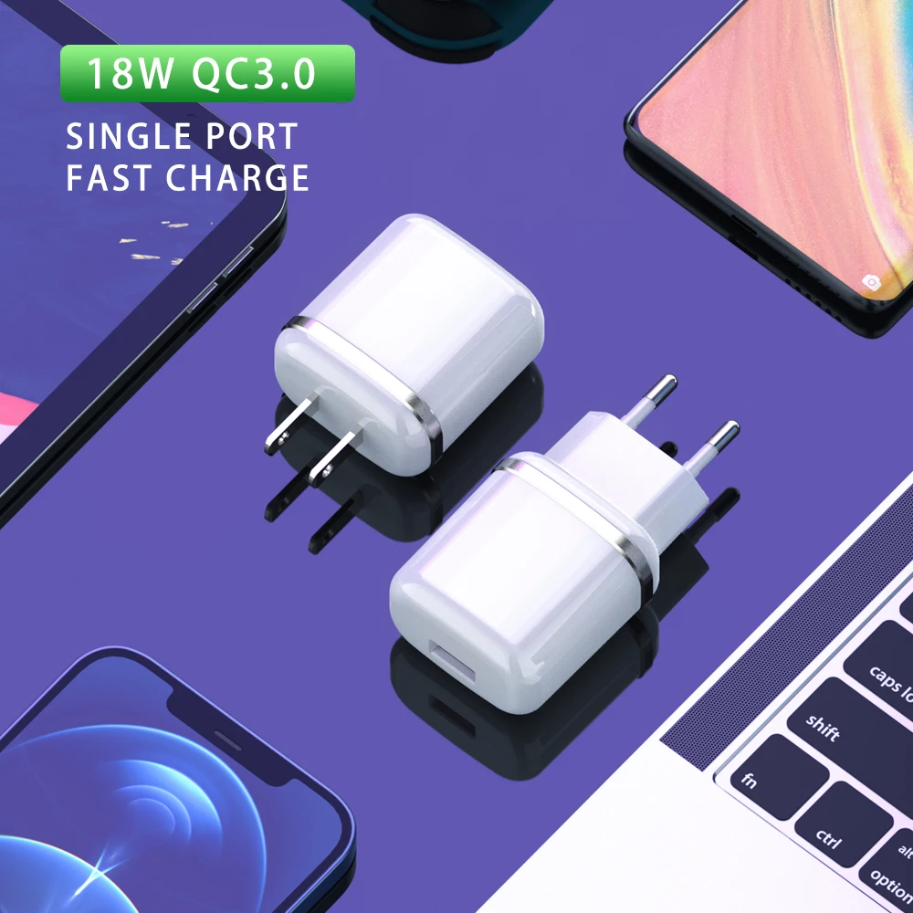 

Зарядное устройство YC-233Q 18 Вт Pd Usb C для Iphone 12 Pro Max 11 Xs Xr Mini, быстрое зарядное устройство Type C Qc 3,0