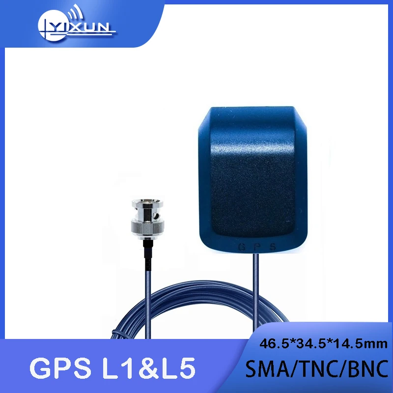 

GNSS высокоточная навигационная позиционирующая Антенна GPS L1 и L5 Двухчастотная антенна 28dBi с высоким коэффициентом усиления RG174 3 м кабель SMA TNC...
