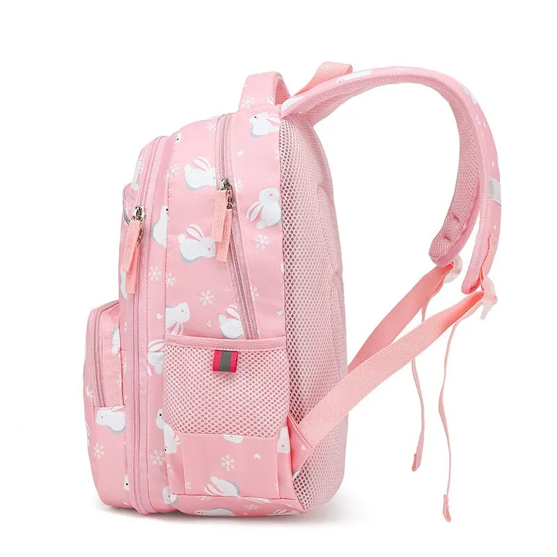 SKAEFIO Cute Children School Bags 3-10 Years Old for Boy's Pink Backpacks Girls Kindergarten Kid Lightweight Waterproof 2022 New