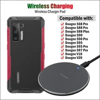 10W Fast Wireless Charging for Doogee S98 S70 S80 S90 S90C S95 S97 Pro S68 S88 Pro Plus V10 V20 Wireless Phone Charger Pad