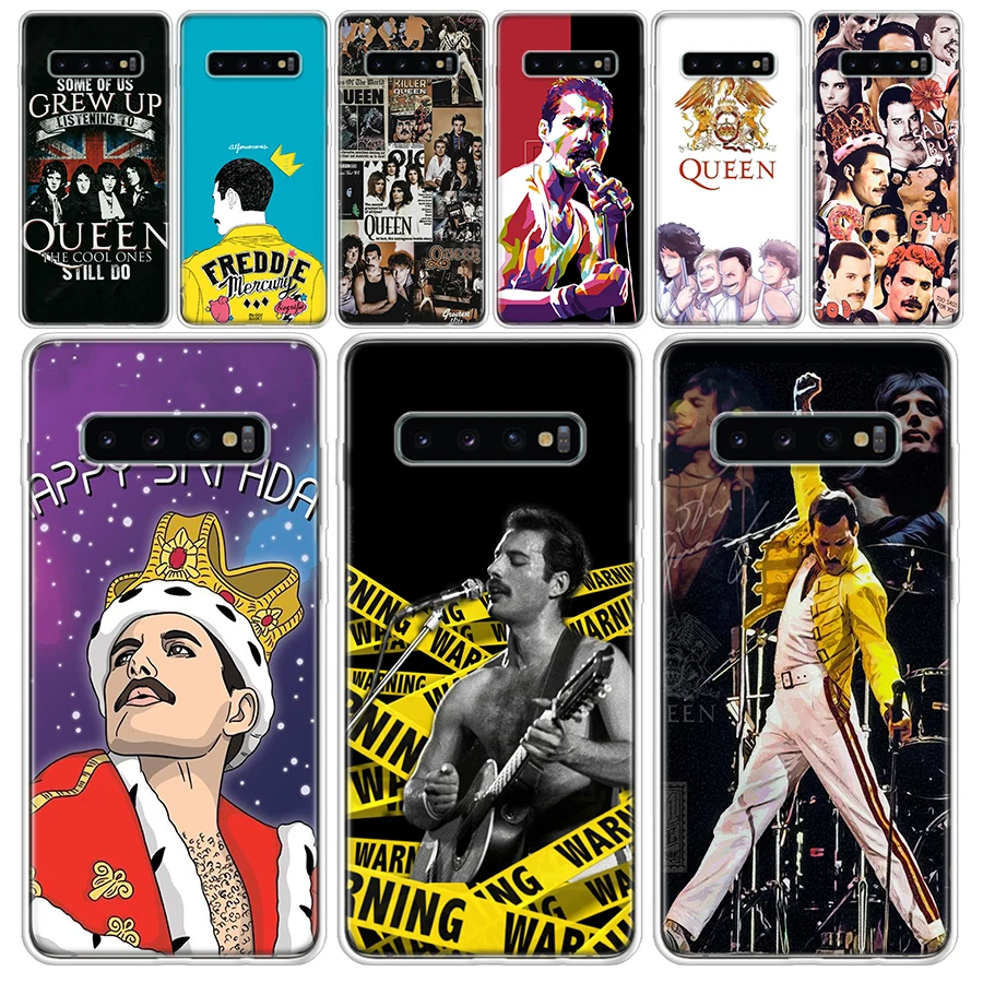 Rock фанки Freddie Mercury Queen чехол для телефона Samsung Galaxy M12 M21 M31 M51 M32 M52 M30S Note 20 Ultra 10 Plus 9 8 J4 J6