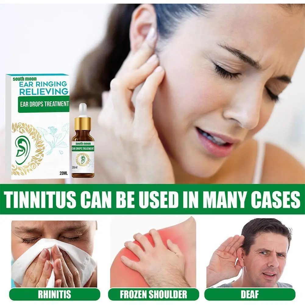 

Essential Oil For Tinnitus Symptoms Hearing Impaired Ear Healthy Care Ring Relief Ear Pain Relieve Tinnitus Ear Drops 20ml E5Z2